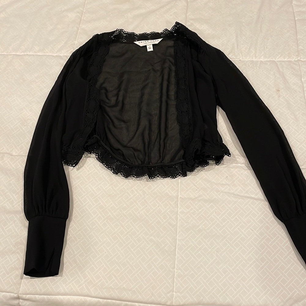 Womens small Trina Turk short sweater